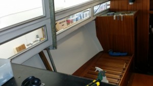 Mallning sidorutor & nya beklädnaden på fribord