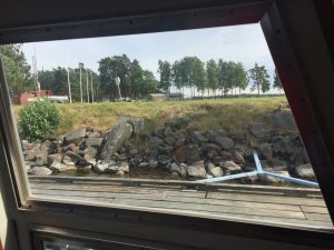 Gästbryggan på mörudden Hammarö vid piren