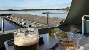kvällsmys på söön i september